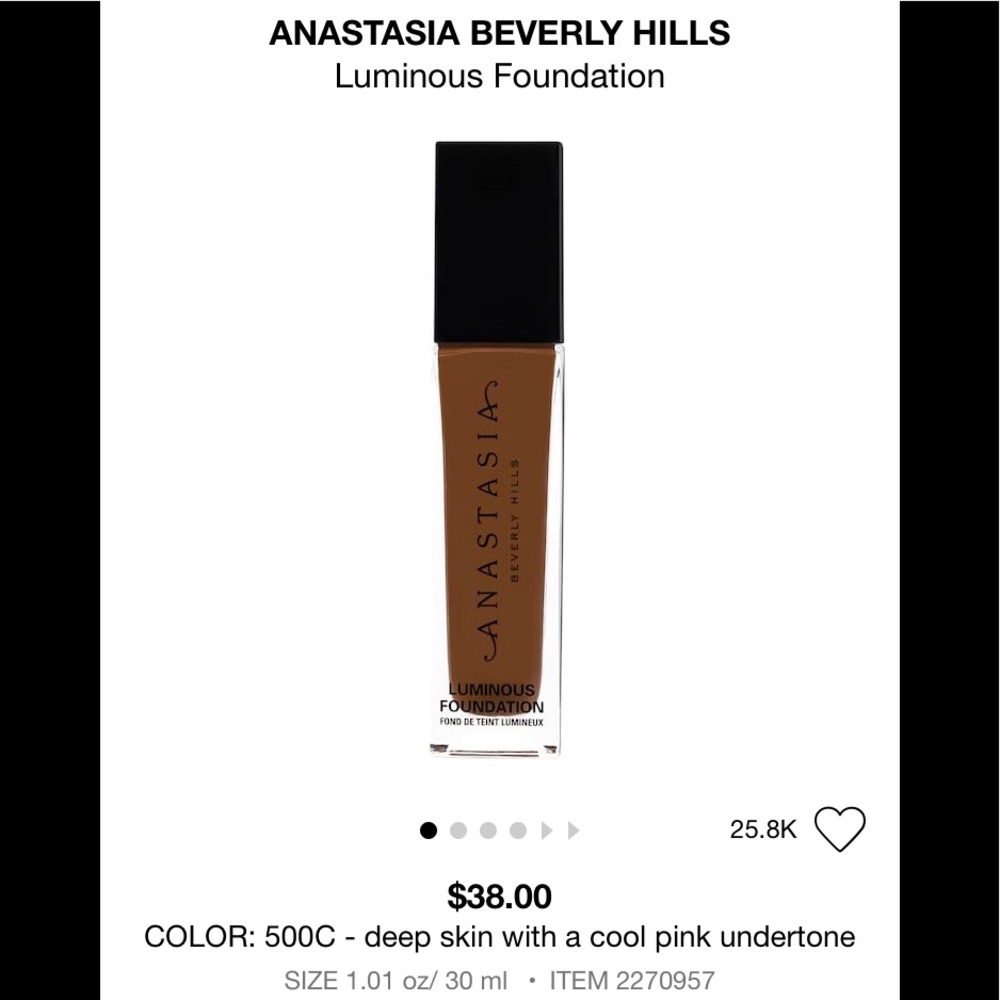 Anastasia Beverly Hills Luminous Foundation